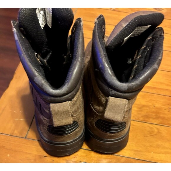 Brahma Waterproof Steel Toe Work Boots Men’s Brown Leather Lace-Size 8.5 - Picture 4 of 5